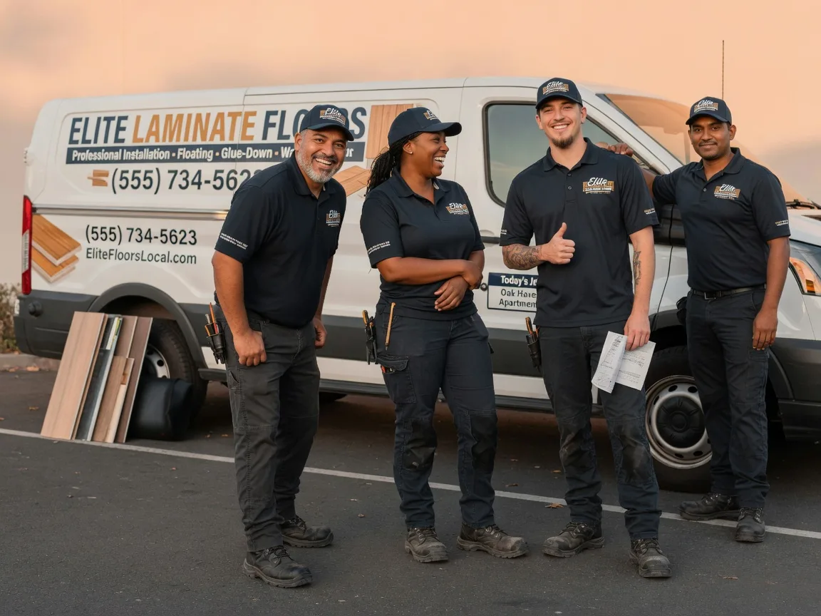 Laminate flooring installation company in Muse, OK